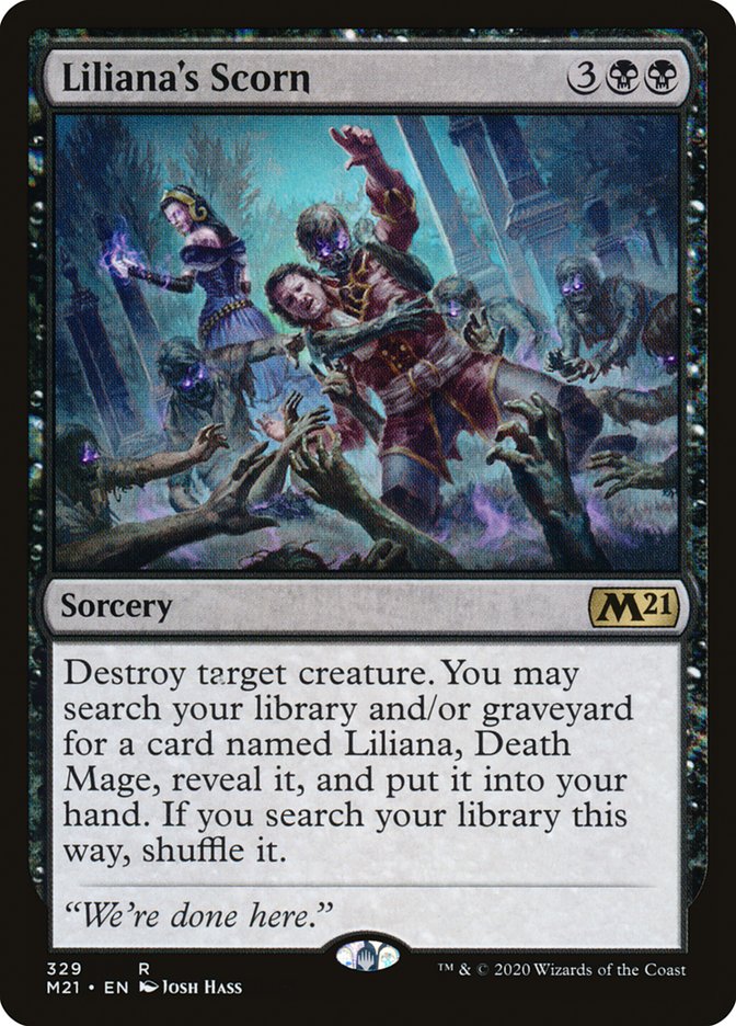 Liliana's Scorn [Core Set 2021] | Gear Gaming Bentonville