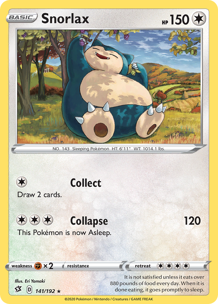 Snorlax (141/192) [Sword & Shield: Rebel Clash] | Gear Gaming Bentonville