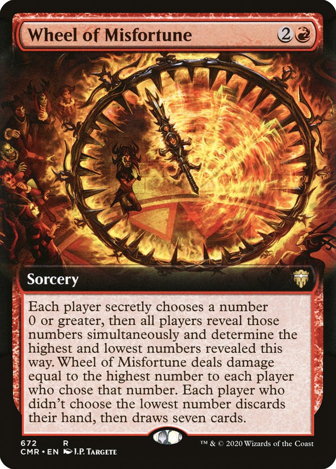 Wheel of Misfortune (Extended Art) [Commander Legends] | Gear Gaming Bentonville