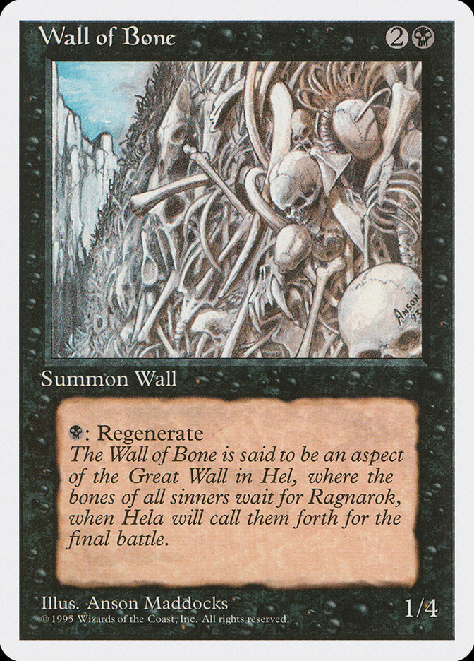 Wall of Bone [Fourth Edition] | Gear Gaming Bentonville