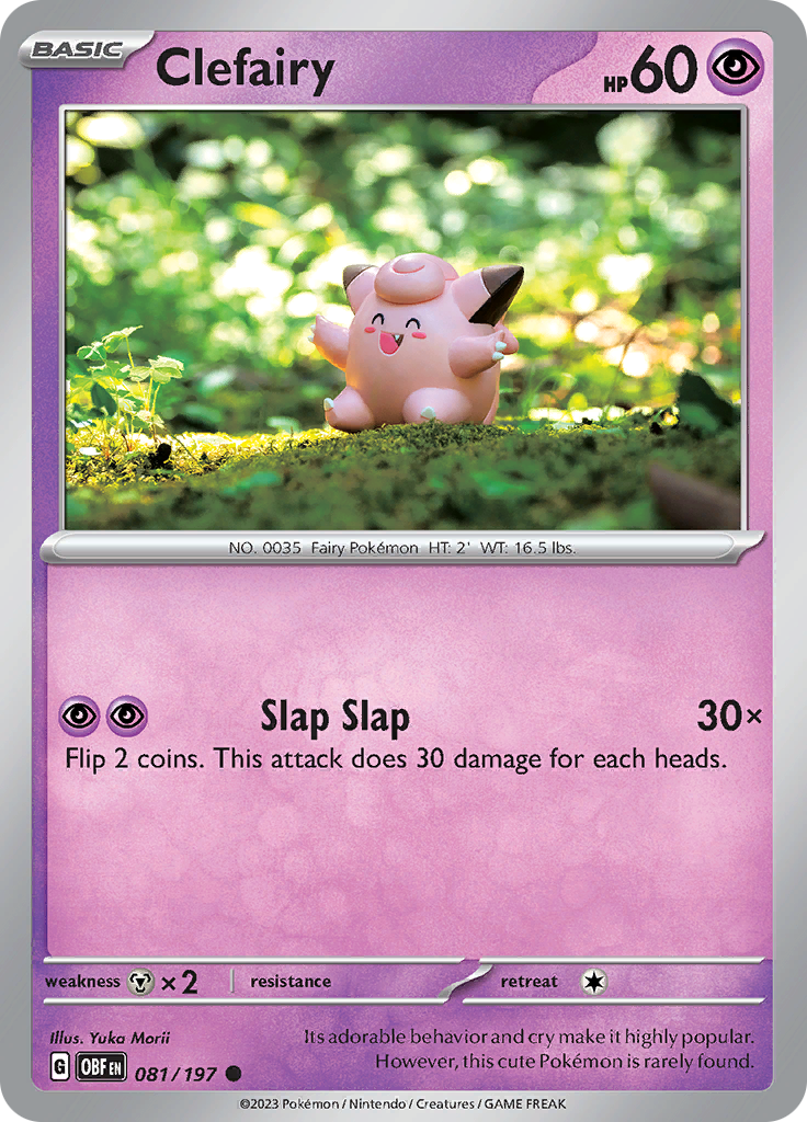 Clefairy (081/197) [Scarlet & Violet: Obsidian Flames] | Gear Gaming Bentonville