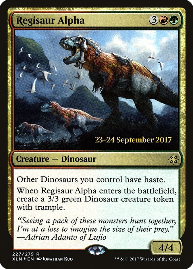Regisaur Alpha [Ixalan Prerelease Promos] | Gear Gaming Bentonville