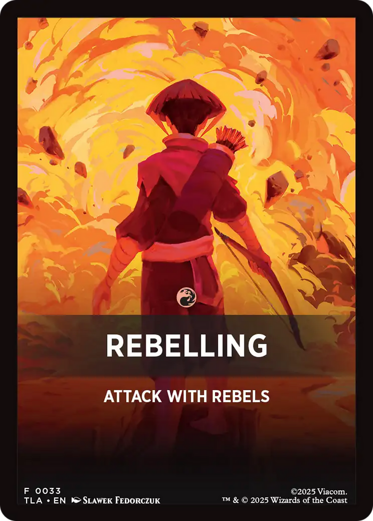 Rebelling Theme Card [Avatar: The Last Airbender Tokens] | Gear Gaming Bentonville