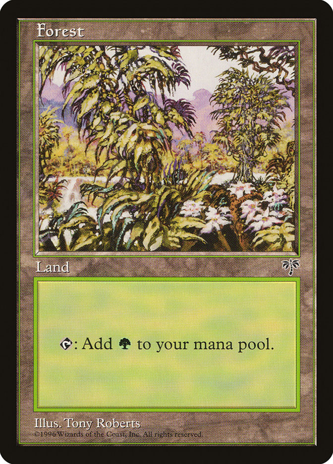 Forest (Open Flowers Bottom Right) [Mirage] | Gear Gaming Bentonville