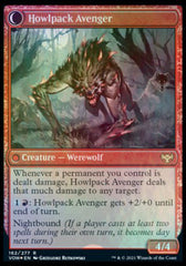 Ill-Tempered Loner // Howlpack Avenger [Innistrad: Crimson Vow Prerelease Promos] | Gear Gaming Bentonville