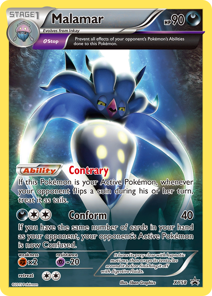 Malamar (XY58) [XY: Black Star Promos] | Gear Gaming Bentonville