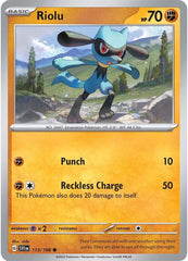 Riolu (113/198) [Scarlet & Violet: Base Set] | Gear Gaming Bentonville