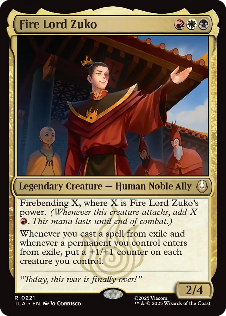 Fire Lord Zuko [Avatar: The Last Airbender] | Gear Gaming Bentonville