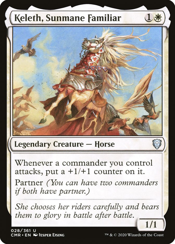 Keleth, Sunmane Familiar [Commander Legends] | Gear Gaming Bentonville