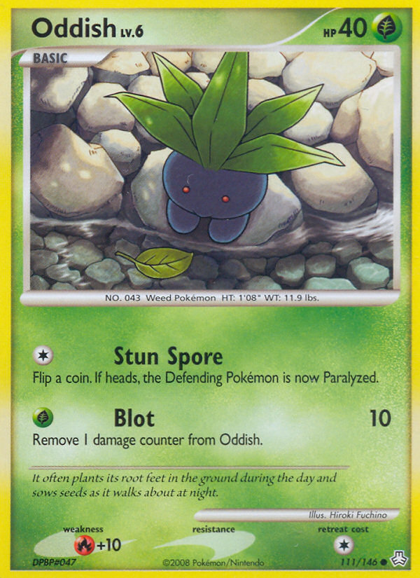 Oddish (111/146) [Diamond & Pearl: Legends Awakened] | Gear Gaming Bentonville