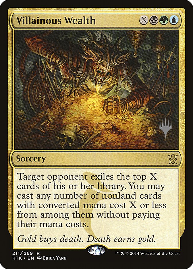 Villainous Wealth (Promo Pack) [Khans of Tarkir Promos] | Gear Gaming Bentonville