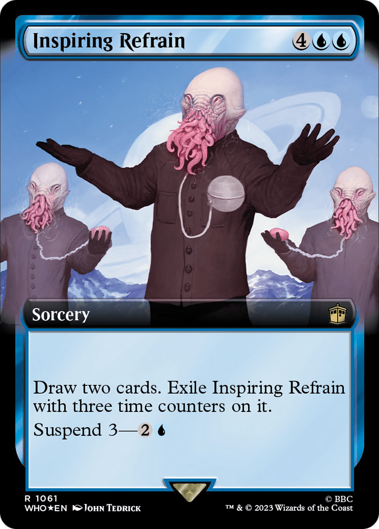 Inspiring Refrain (Extended Art) (Surge Foil) [Doctor Who] | Gear Gaming Bentonville