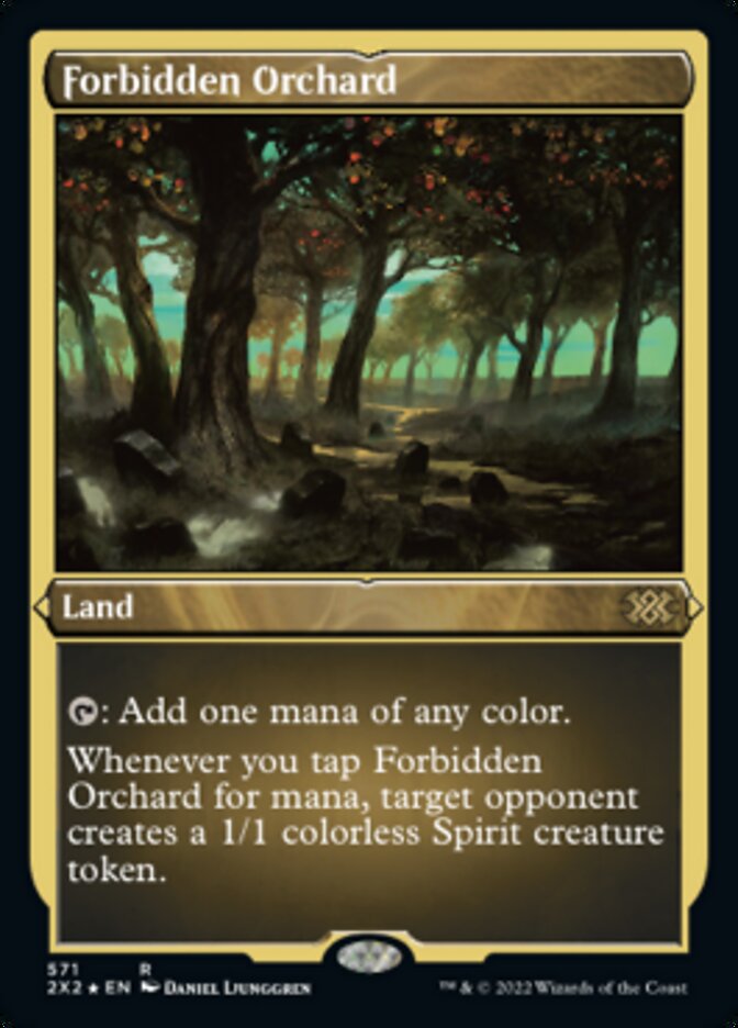 Forbidden Orchard (Foil Etched) [Double Masters 2022] | Gear Gaming Bentonville