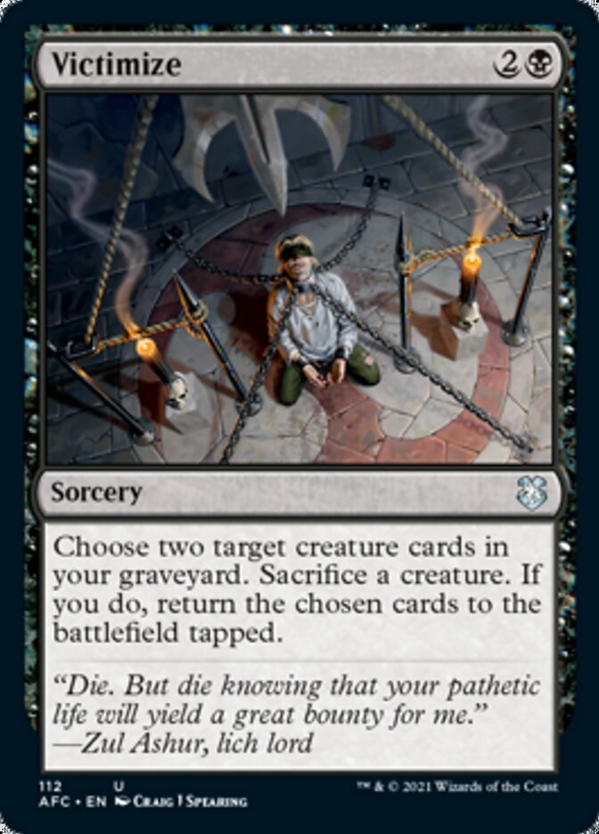 Victimize [Dungeons & Dragons: Adventures in the Forgotten Realms Commander] | Gear Gaming Bentonville