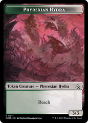 Monk // Phyrexian Hydra (11) Double-Sided Token [March of the Machine Tokens] | Gear Gaming Bentonville