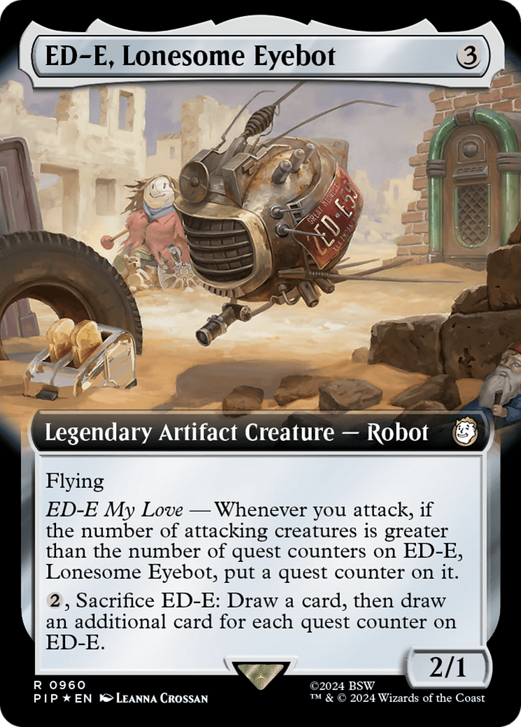 ED-E, Lonesome Eyebot (Extended Art) (Surge Foil) [Fallout] | Gear Gaming Bentonville