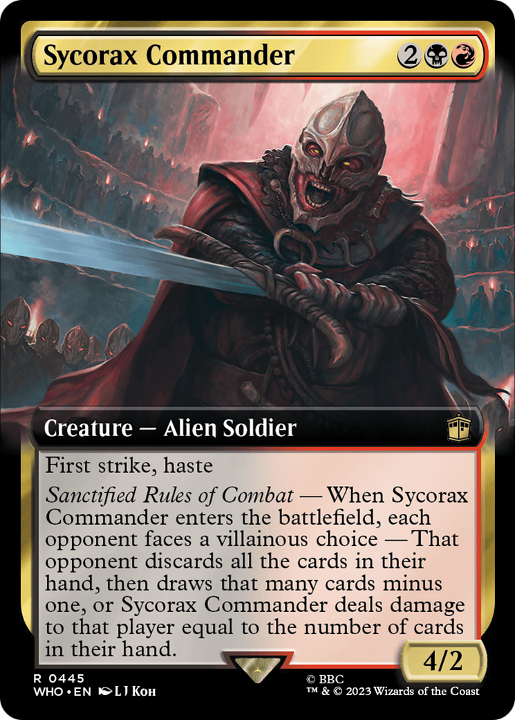 Sycorax Commander (Extended Art) [Doctor Who] | Gear Gaming Bentonville