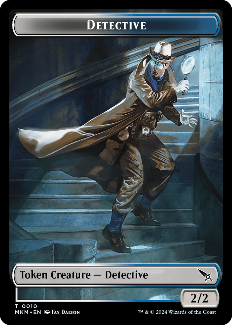 Detective // Thopter (0019) Double-Sided Token [Murders at Karlov Manor Tokens] | Gear Gaming Bentonville