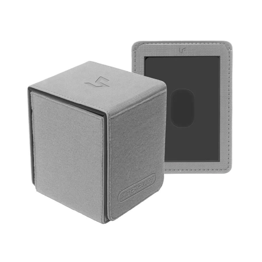 Ultra Pro Alcove Flip Box Patchcraft Grey | Gear Gaming Bentonville