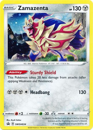 Zamazenta (SWSH034) [Sword & Shield: Black Star Promos] | Gear Gaming Bentonville