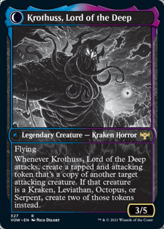 Runo Stromkirk // Krothuss, Lord of the Deep (Showcase Eternal Night) [Innistrad: Crimson Vow] | Gear Gaming Bentonville