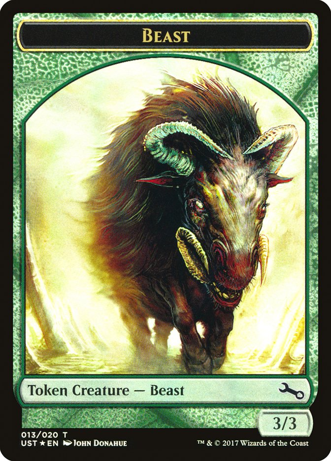 Beast // Beast Double-Sided Token [Unstable Tokens] | Gear Gaming Bentonville