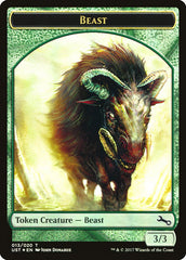 Beast // Beast Double-Sided Token [Unstable Tokens] | Gear Gaming Bentonville