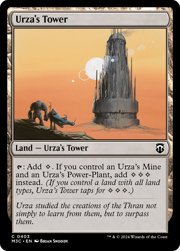 Urza's Tower (Ripple Foil) [Modern Horizons 3 Commander] | Gear Gaming Bentonville