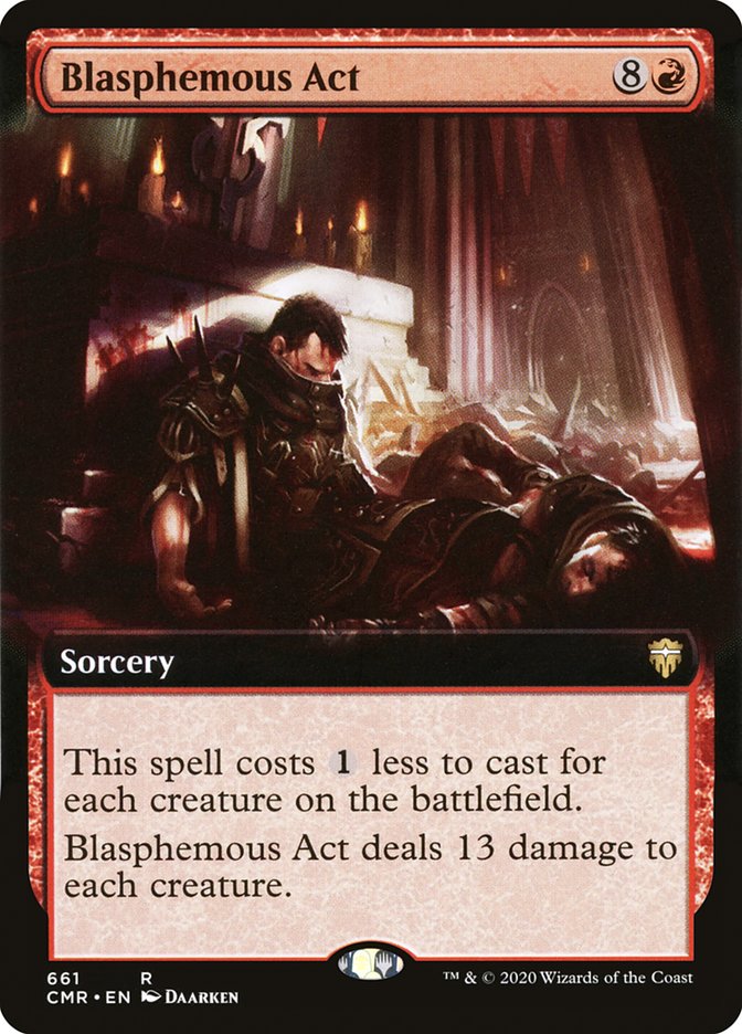 Blasphemous Act (Extended Art) [Commander Legends] | Gear Gaming Bentonville