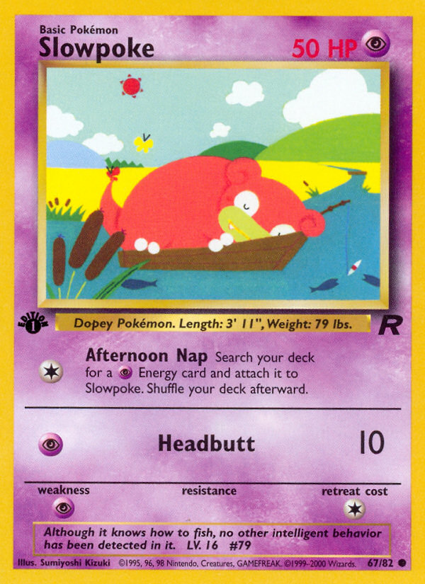 Slowpoke (67/82) [Team Rocket 1st Edition] | Gear Gaming Bentonville