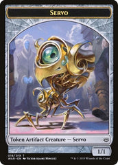 Servo // Wizard Double-Sided Token [Challenger Decks 2020 Tokens] | Gear Gaming Bentonville