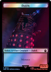 Dalek // Clue (0054) Double-Sided Token (Surge Foil) [Doctor Who Tokens] | Gear Gaming Bentonville