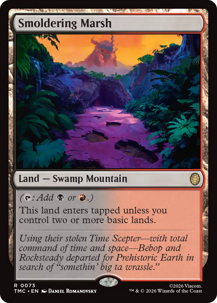 Smoldering Marsh [Teenage Mutant Ninja Turtles Commander] | Gear Gaming Bentonville