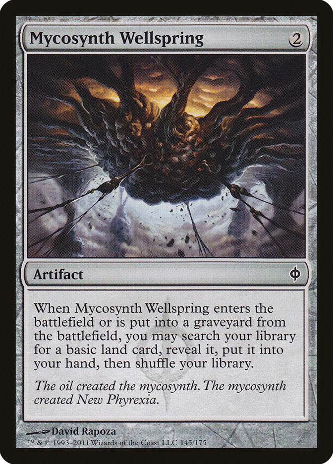 Mycosynth Wellspring [New Phyrexia] | Gear Gaming Bentonville
