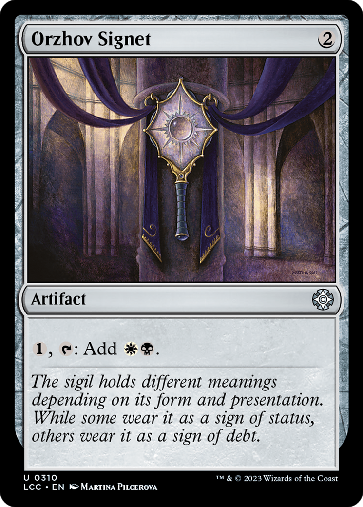 Orzhov Signet [The Lost Caverns of Ixalan Commander] | Gear Gaming Bentonville