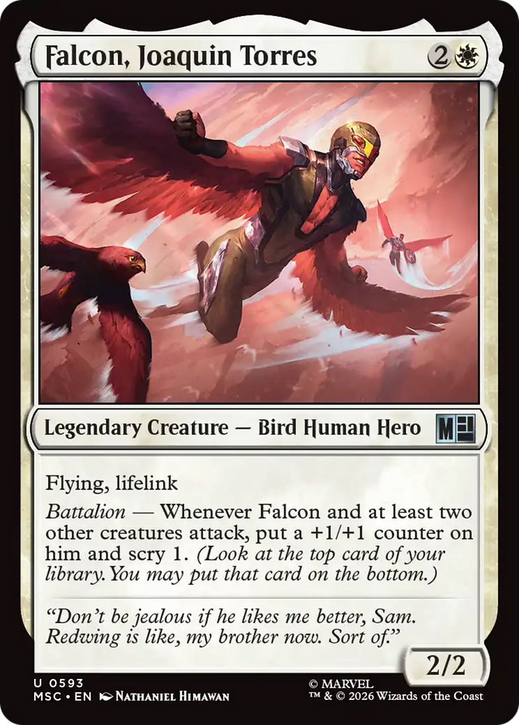 Falcon, Joaquin Torres [Marvel Super Heroes Commander] | Gear Gaming Bentonville