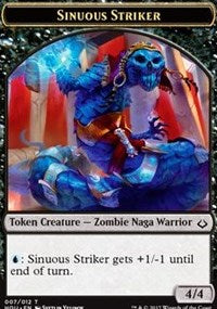 Sinuous Striker // Zombie Double-Sided Token [Hour of Devastation Tokens] | Gear Gaming Bentonville