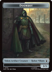 Merfolk // Doombot Double-Sided Token [Marvel Super Heroes Tokens] | Gear Gaming Bentonville