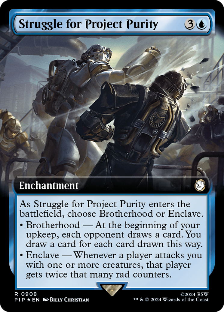 Struggle for Project Purity (Extended Art) (Surge Foil) [Fallout] | Gear Gaming Bentonville