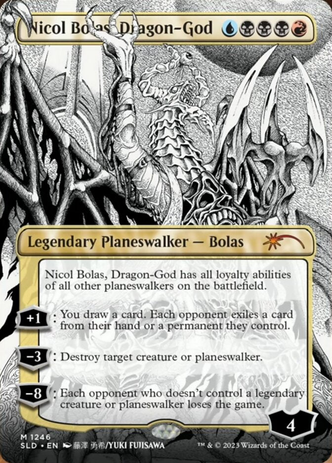 Nicol Bolas, Dragon-God (Borderless) [Secret Lair Drop Series] | Gear Gaming Bentonville