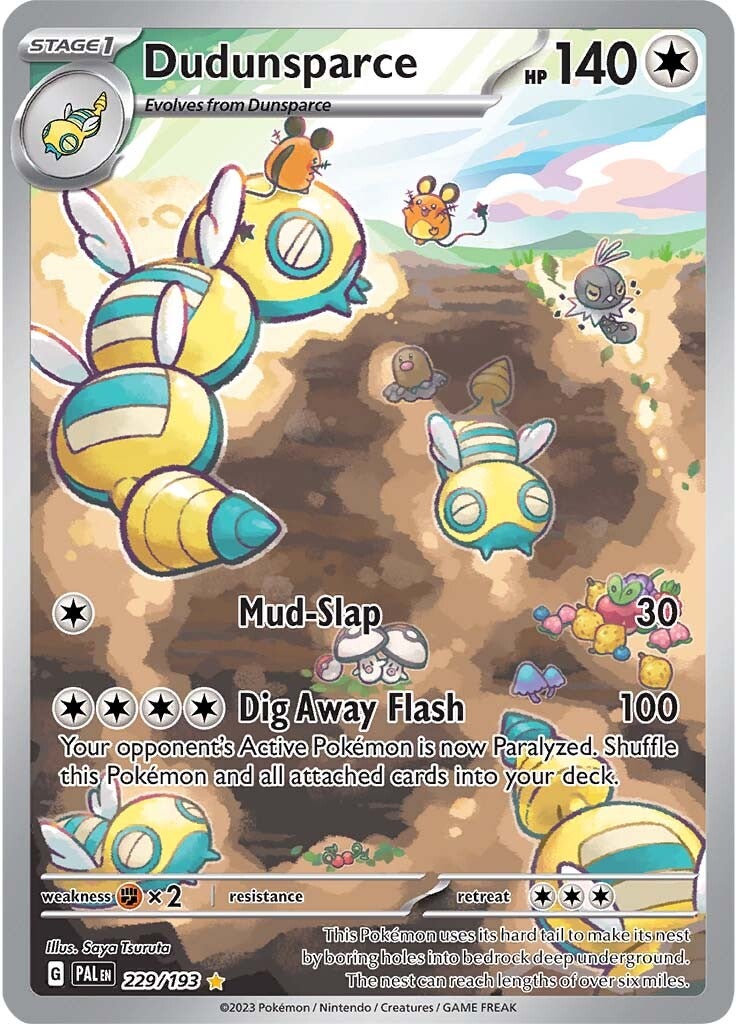 Dudunsparce (229/193) [Scarlet & Violet: Paldea Evolved] | Gear Gaming Bentonville