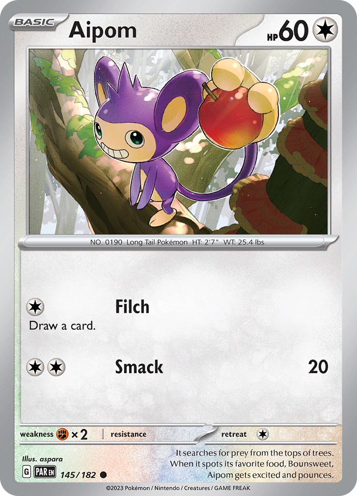 Aipom (145/182) [Scarlet & Violet: Paradox Rift] | Gear Gaming Bentonville