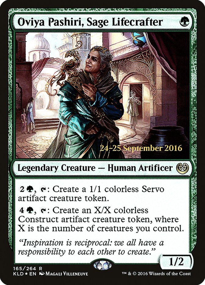 Oviya Pashiri, Sage Lifecrafter [Kaladesh Prerelease Promos] | Gear Gaming Bentonville