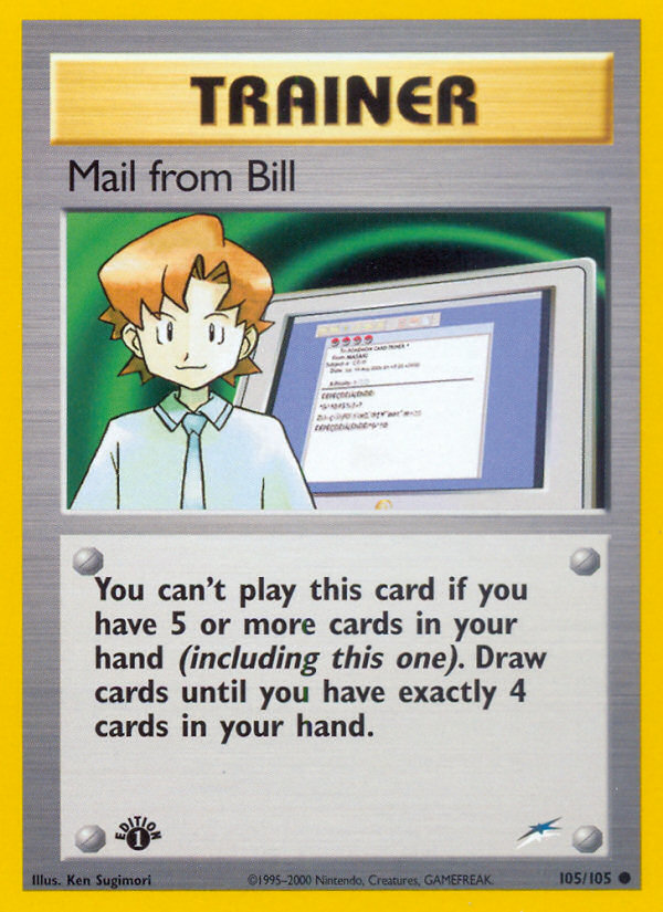 Mail from Bill (105/105) [Neo Destiny 1st Edition] | Gear Gaming Bentonville