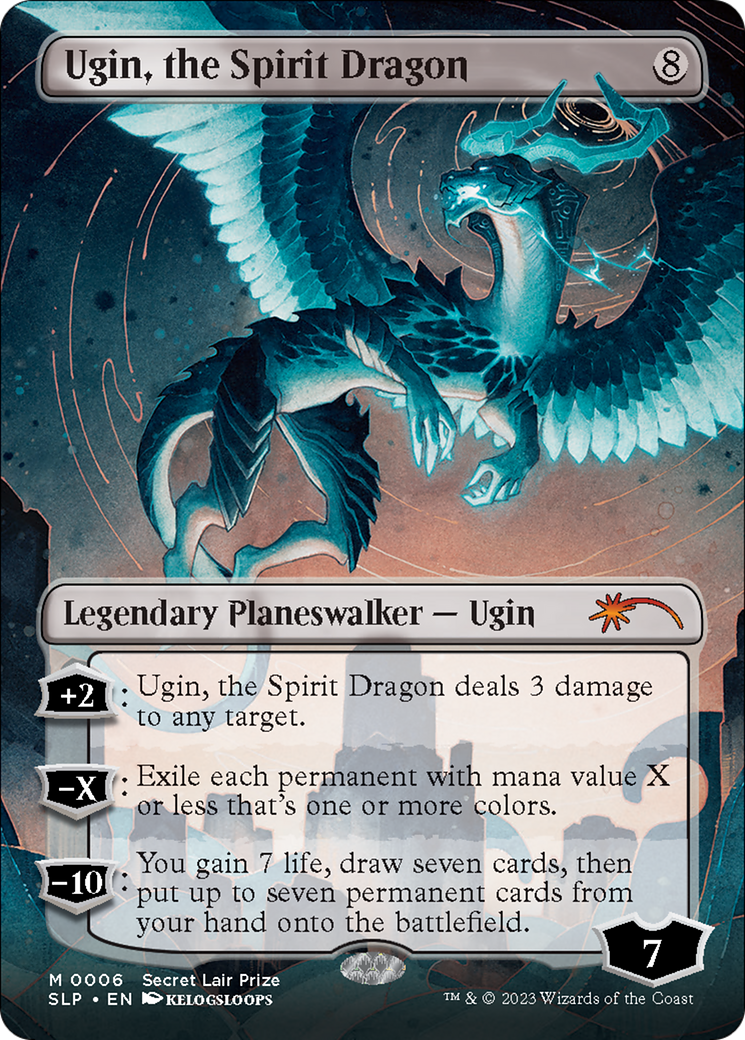 Ugin, the Spirit Dragon (Borderless) [Secret Lair Showdown] | Gear Gaming Bentonville