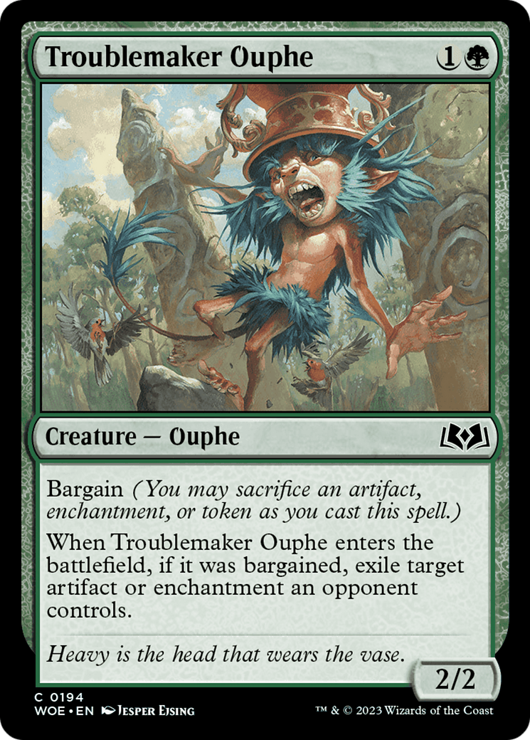 Troublemaker Ouphe [Wilds of Eldraine] | Gear Gaming Bentonville