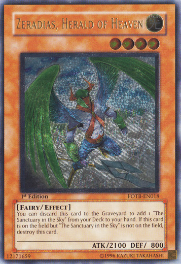Zeradias, Herald of Heaven [FOTB-EN018] Ultimate Rare | Gear Gaming Bentonville