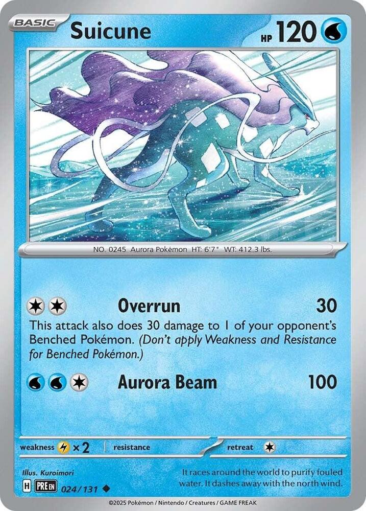 Suicune (024/131) [Scarlet & Violet: Prismatic Evolutions] | Gear Gaming Bentonville