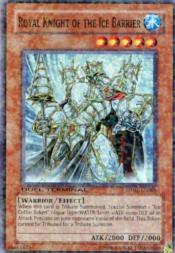 Royal Knight of the Ice Barrier [DT01-EN065] Super Rare | Gear Gaming Bentonville