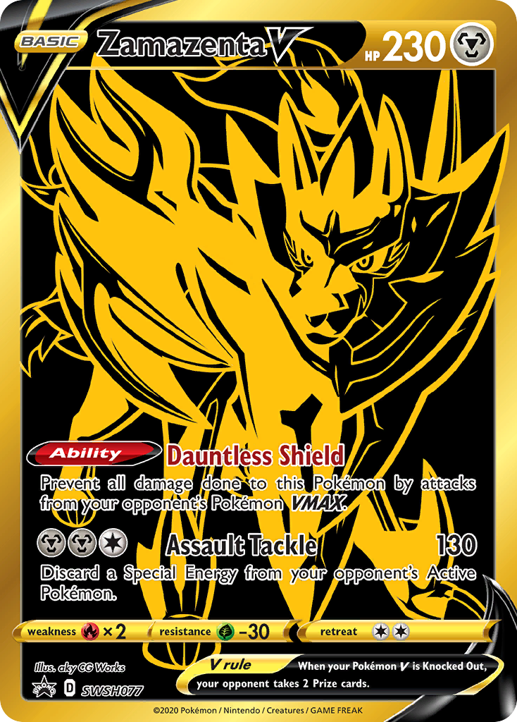 Zamazenta V (SWSH077) [Sword & Shield: Black Star Promos] | Gear Gaming Bentonville